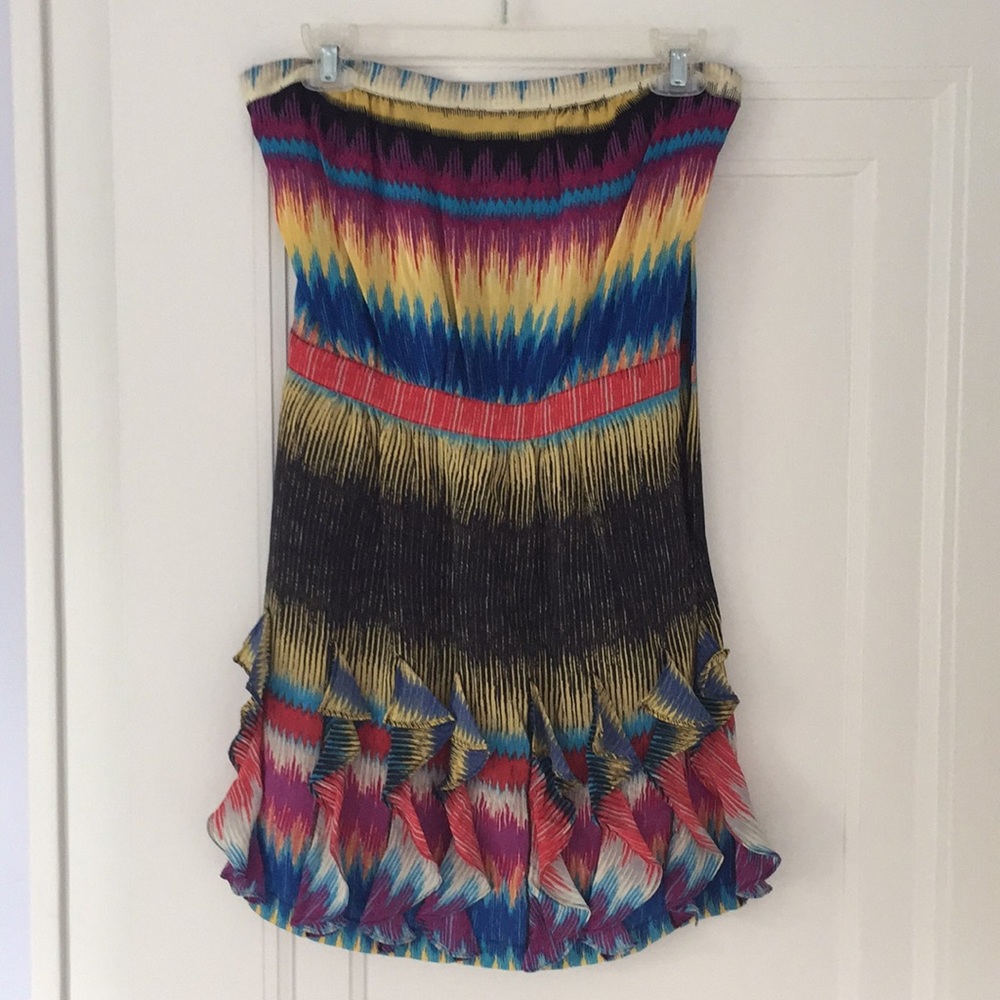 Twelfth St by Cynthia Vincent ruffle print dress